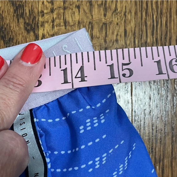 Nike Dri Fit Running Shorts Blue Lined Size Medium - Picture 7 of 12